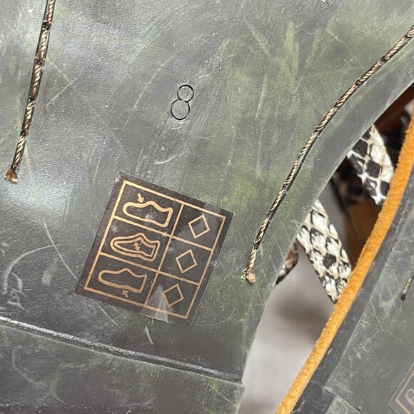 NYLA 7 Sumia gladiator sandals tan snake - Picture 9 of 10